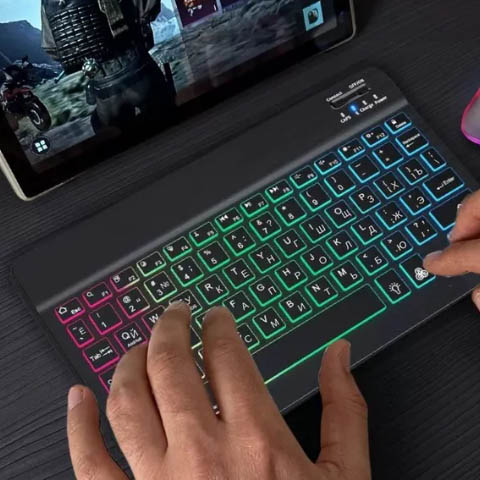 Беспроводная клавиатура с подсветкой